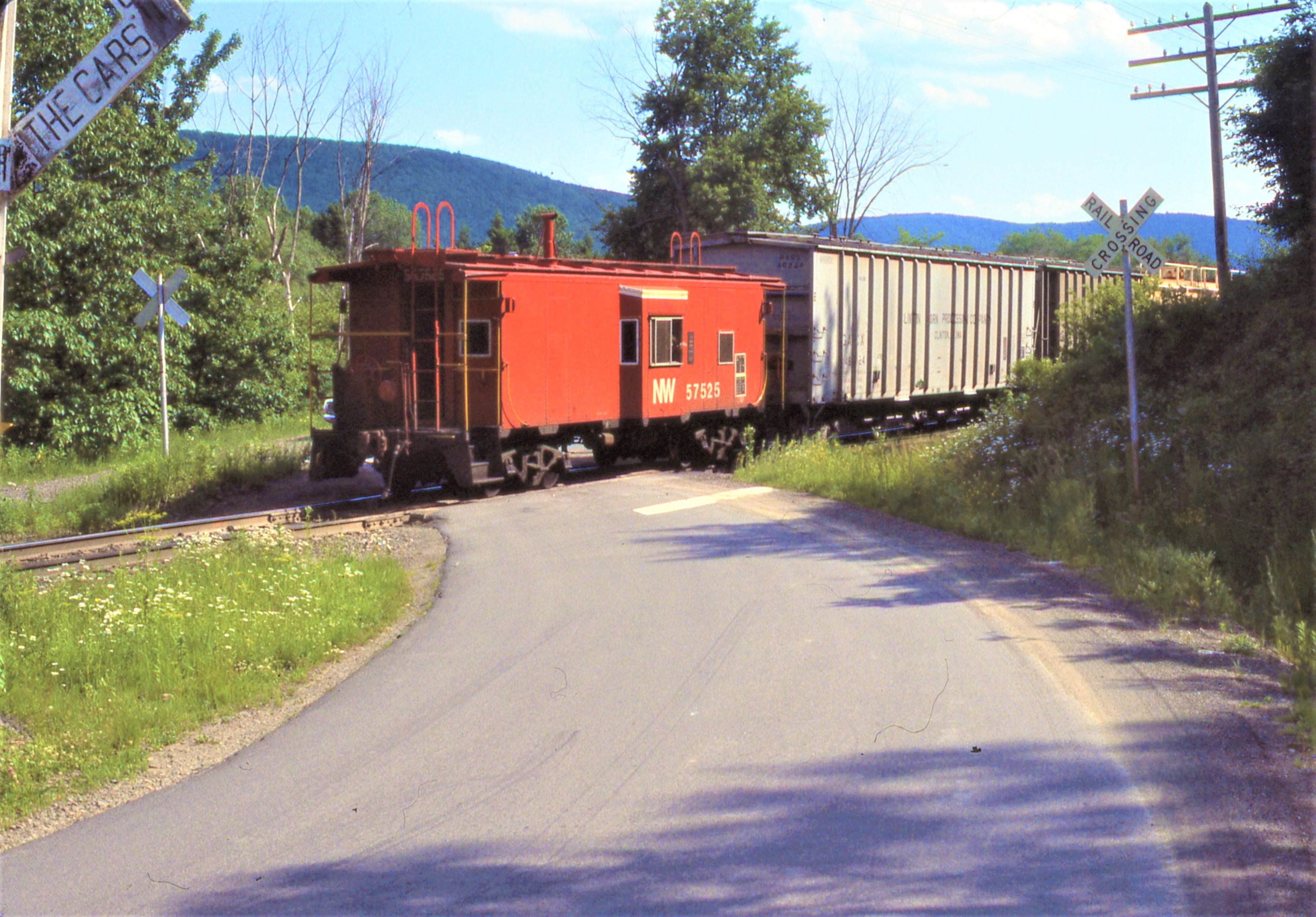 Because they were so intertwined for a while, N&W equipment often made appearances on D&H trains.